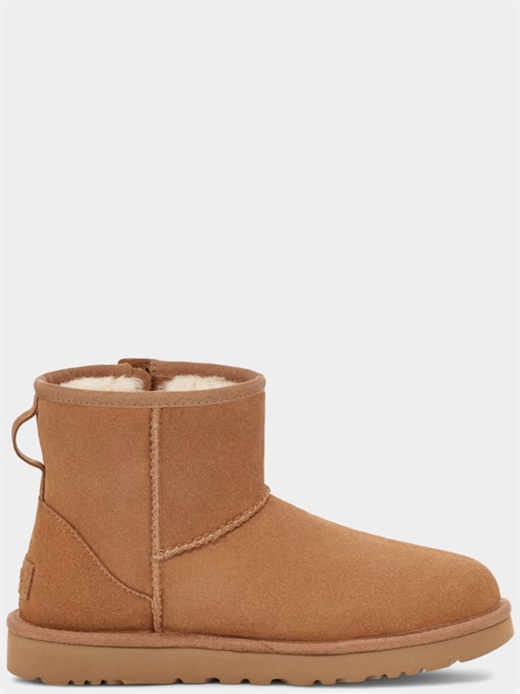 UGG Classic Mini Bailey Zip Støvler, Chestnut